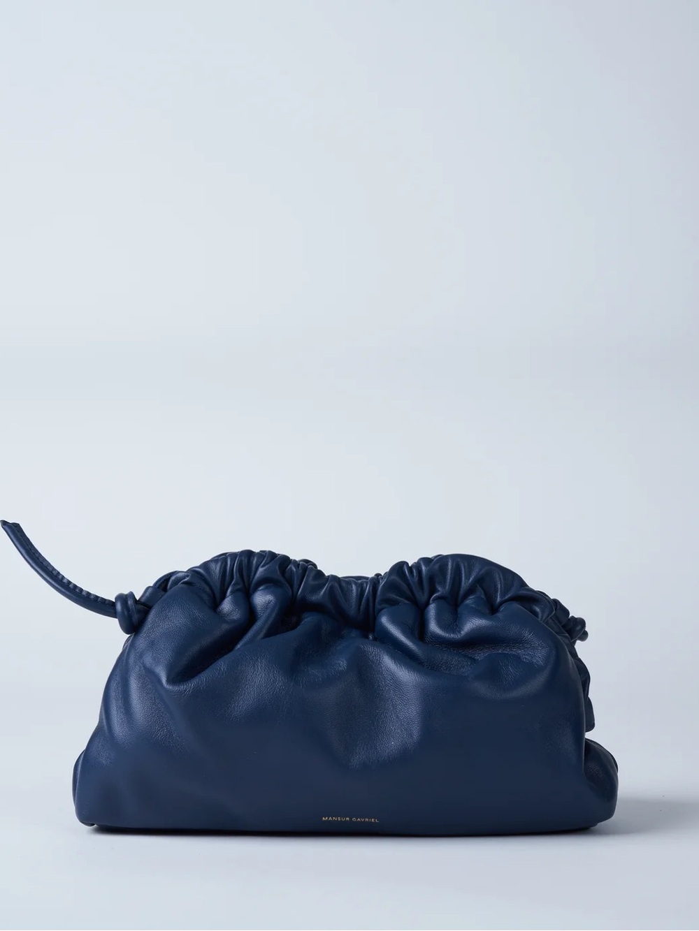 Mansur Gavriel mini cloud clutch - blue